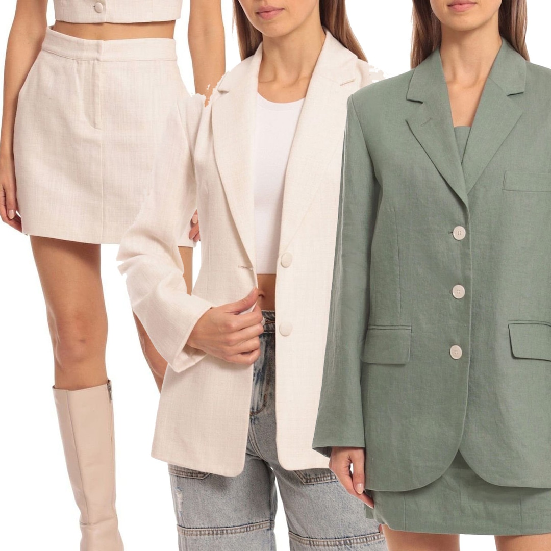 Deal Alert: Save Up to 40% On Avec Les Filles Linen Blazers – E! Online